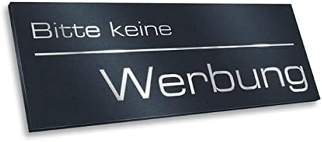 Metzler Edelstahlschild mit Briefsymbol für Paketboxen - Hochwertige Kennzeichnung in Anthrazit RAL 7016