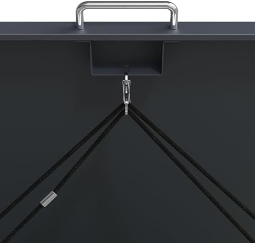 ESTEXO Mülltonnenbox Anthrazit - Robuste Mülltonnenverkleidung mit Deckel für Garten und Terrasse (4 Türen)