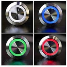 Metzler Edelstahl Türklingel V2A - Modernes Design in Anthrazit RAL 7016 mit gravierbarem LED-Taster für wasserdichte Mo