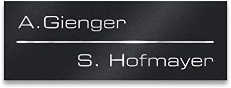 Metzler Edelstahlschild mit Briefsymbol für Paketboxen - Hochwertige Kennzeichnung in Anthrazit RAL 7016