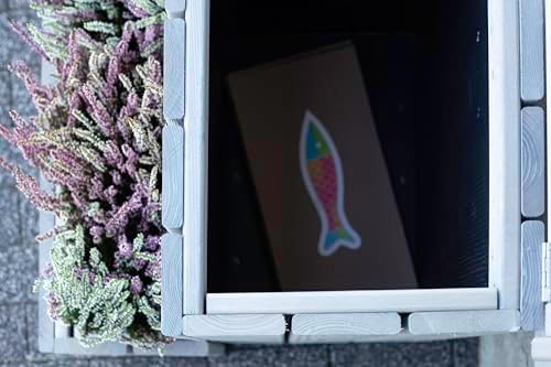 Paketbox mit Pflanzkasten aus FSC-zertifiziertem Holz – Wasserdicht und groß für den Außenbereich