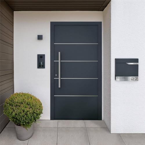 Metzler Video Türsprechanlage HD mit 2 Innenstationen, 146° Weitwinkel, Nachtsicht für Zuhause