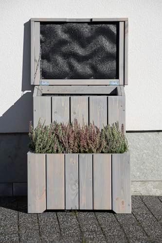 Paketbox mit Pflanzkasten aus FSC-zertifiziertem Holz – Wasserdicht und groß für den Außenbereich