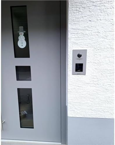 Metzler HD-Türsprechanlage mit App-Steuerung, vandalismussicher für 1-500 Parteien, elegantes Design in Verkehrsweiß RAL