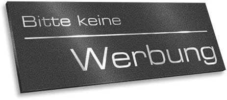 Metzler Edelstahlschild mit Briefsymbol für Paketboxen - Hochwertige Kennzeichnung in Anthrazit RAL 7016