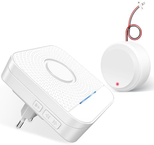 BITIWEND Funk Signalweiterleitung Set – Türklingel Erweiterung 3-24V AC/DC mit Empfänger für optimale Reichweite zuhause
