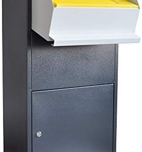 Haussmann Paketbriefkasten XXL - Sicherheit mit Zylinderschloss und kontaktloser Zustellung für Pakete und Briefe