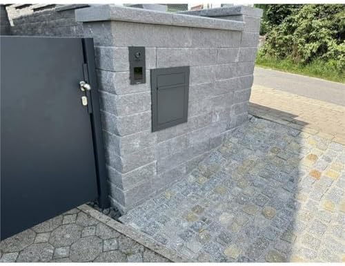 Metzler HD-Türsprechanlage mit App-Steuerung, vandalismussicher für 1-500 Parteien, elegantes Design in Verkehrsweiß RAL