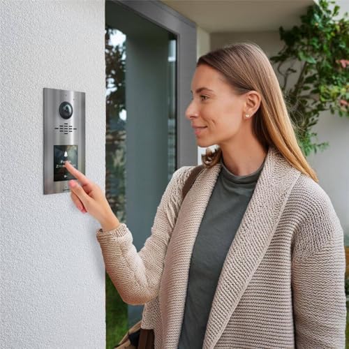 Metzler Video Türsprechanlage HD mit 2 Innenstationen, 146° Weitwinkel, Nachtsicht für Zuhause