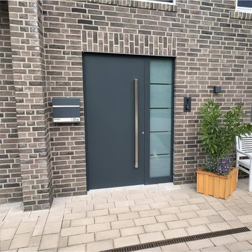 Metzler HD-Türsprechanlage mit App-Steuerung, vandalismussicher für 1-500 Parteien, elegantes Design in Verkehrsweiß RAL