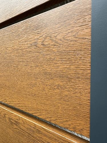 Mülltonnenbox 4er für 120 Liter | Golden Oak | Wetterfeste Mülltonnenverkleidung für den Garten